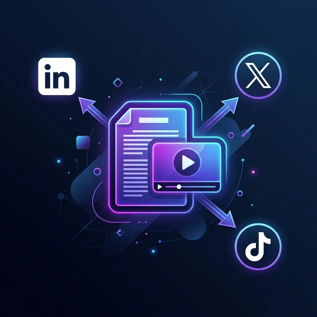 Content Repurposing Workflow: Pillar Content to LinkedIn, X, and TikTok