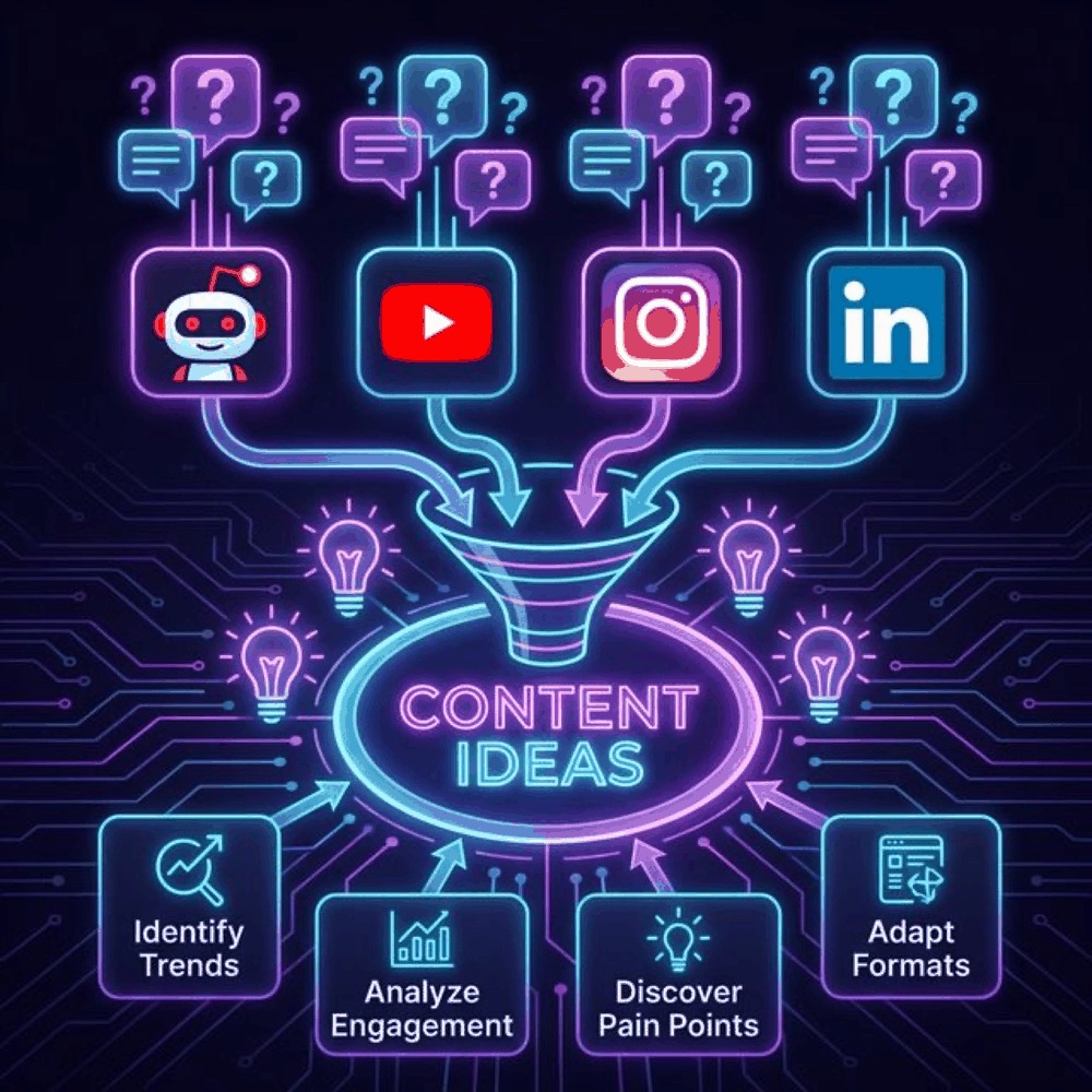 Mining Social Platforms for Content Ideas